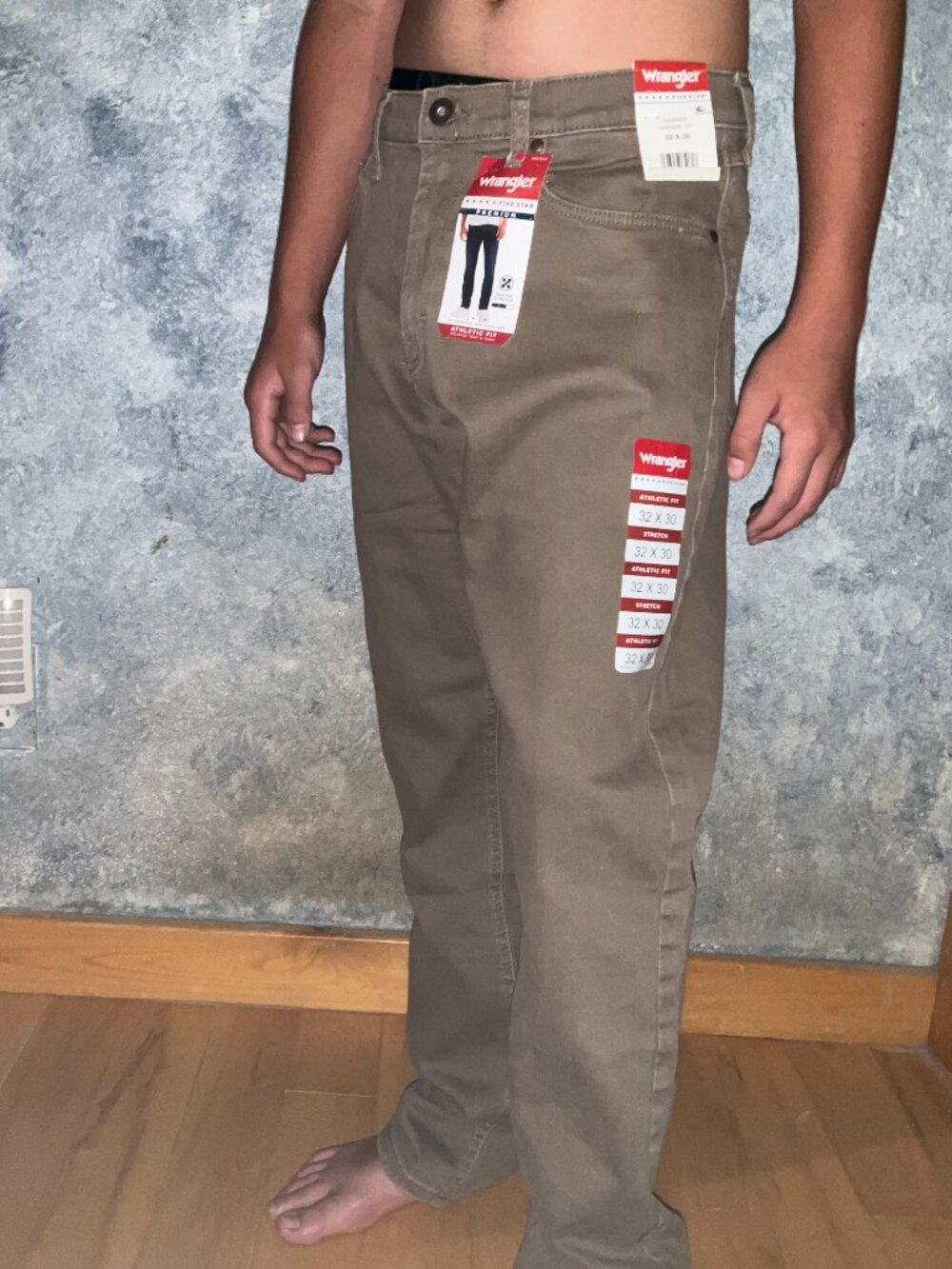 Men's Wrangler Tan Premium Jeans